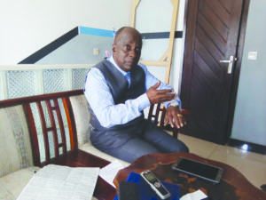 L'interviewé, Me Faustin Kouamé, homme de loi.