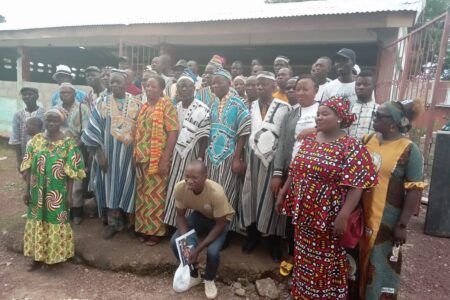 Hommage au président Alassane: Guidy5 met les populations de Toulepleu en mission