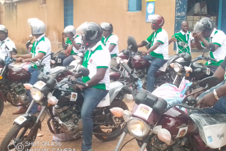 SYNAP-CI: Les coordonnateurs reçoivent des motos pour la lutte