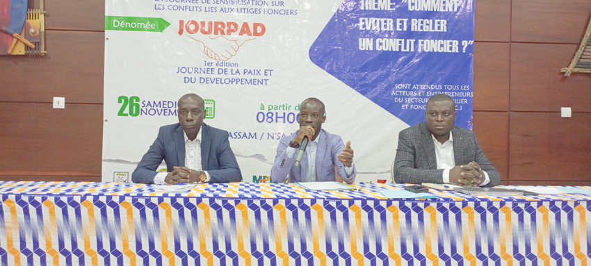 Conflits fonciers en Côte d'Ivoire avec la JOURPAD.