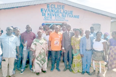 Construction d’une église: Serge Tio fait des dons à Kaadé