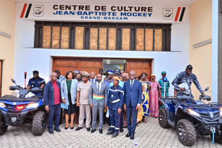 Sécurisation de Grand-Bassam: le maire fait don de 2 Quads