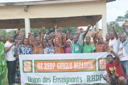 Régionales dans le Cavally : Les enseignants RHDP Guiglo-Nizahon mobilisent