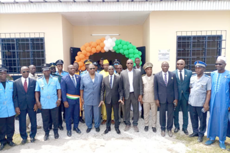 Sécurité: le 5ème Arrondissement de Police de Daloa inauguré
