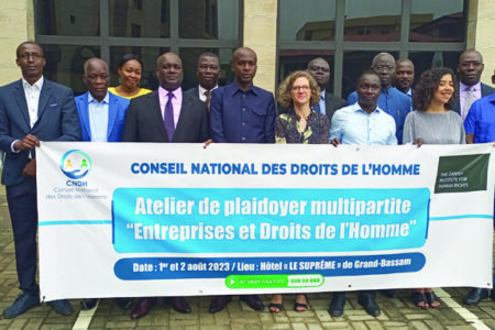 CNDH : réflexion sur « Entreprises et droits humains » à Grand-Bassam