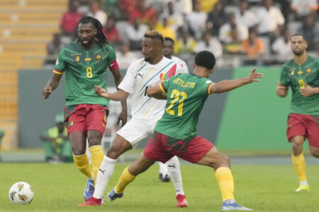 CAN TotalEnergies 2023: les lions du Cameroun tenu en échec par le Syli de Guinée