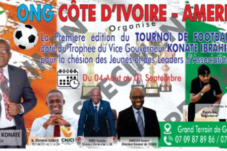 Tournoi de football pour la cohésion sociale de la jeunesse à Port-Bouët : le président de l’Ong France Amérique appelle au secours pour la tenue de la première édition
