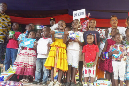 Noël 2024 : L’Ong Jah Live comble plus de 500 enfants à Grand-Bassam.