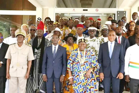 Yamoussoukro : le ministre Vagondo interpelle les Rois et chefs traditionnels sur leur important rôle dans la sécurisation du foncier
